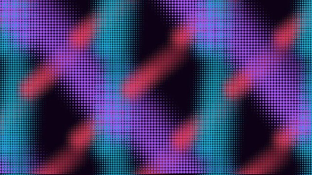 Abstract digital pattern featuring intersecting neon grid and gradient lines