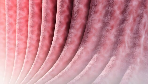 Red fabric layers background texture soft wavy.
