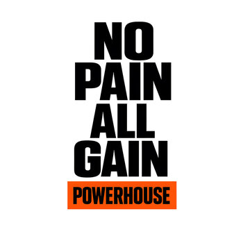 NO PAIN Premium Fitness Typography Graphic for Apparel