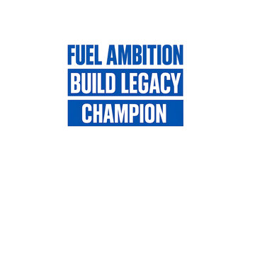 FUEL AMBITION Modern Minimalist Gym Typography T-Shirt Design