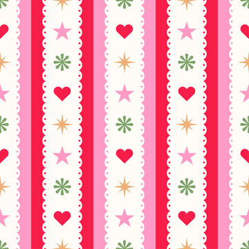 Geometric symbol with stripe pattern design for Christmas and new year background.