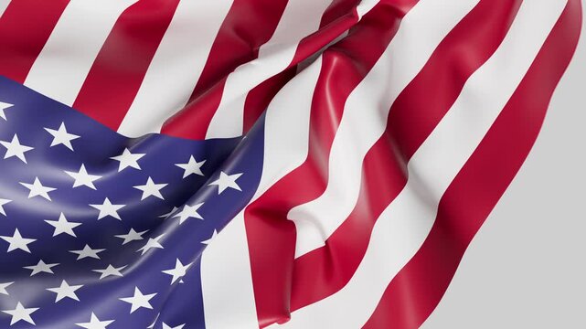 This national symbol gracefully moves showing national pride and unity