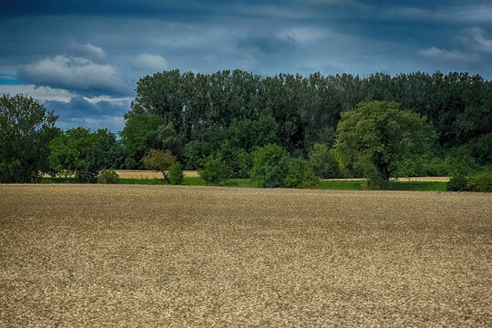 View of nature from the road, Czech Republic