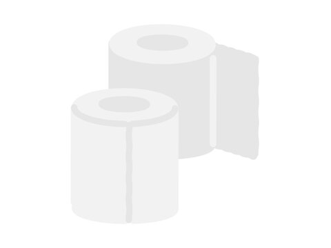 トイレットペーパー　イラスト