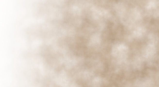Dust particles and granular texture create a cloudy effect on transparent background smoky grain speckled diffuse foggy atmospheric muted earthy tone shades