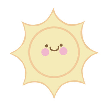 Sun moon stars clouds rainbow 