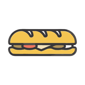Sub sandwich icon