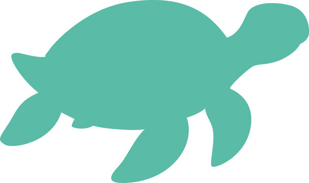 turtle silhouette animal