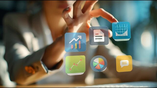 Abstract business Financial charts show a significant increase in profits in the stock market.This is driven by higher interest rates and continued growth. In the innovation world network of financial