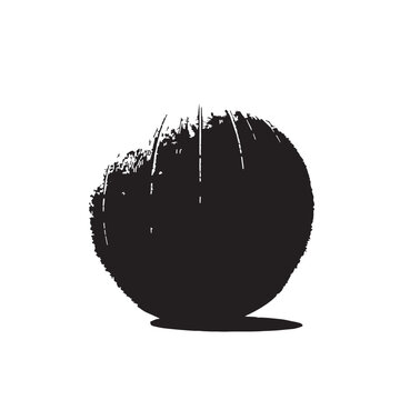 Black Hacky sack Silhouette Vector, High Quality Illustration on White Background