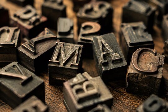 Vintage Letterpress Type