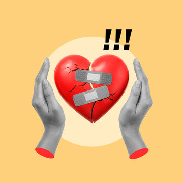 forgiveness, reconciliation, recovery, broken heart, couple, relationship, freedom, assistance, bandage, bonding