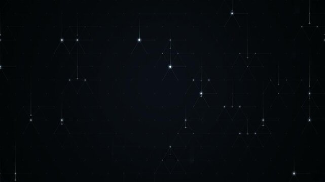 Abstract Digital Network Matrix Background