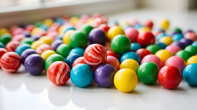 A colorful collection of bright bouncy balls perfect for a fun merry christmas holiday celebration gift idea