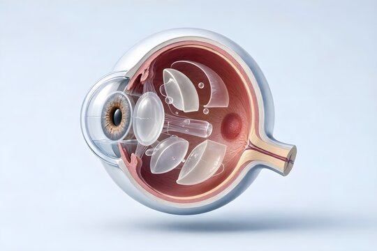 Human Eye Cross Section Anatomy