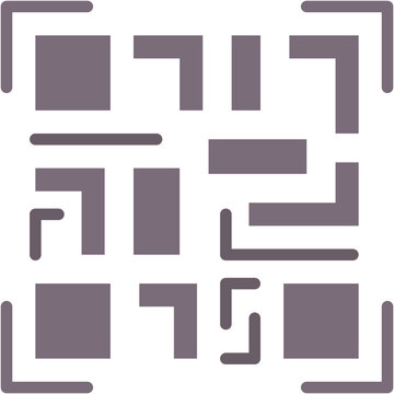 Qr code Icon - Vector Graphic Design