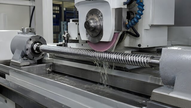 CNC Thread Grinding of Precision Steel Ball Screw