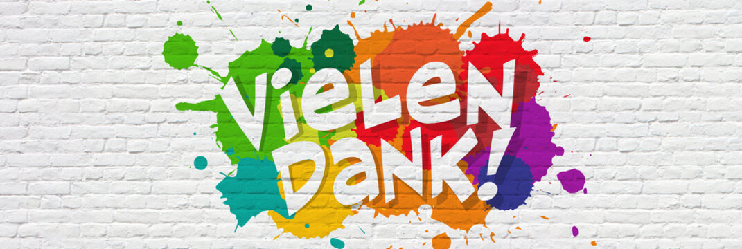 Vielen Dank!, Thank you in German