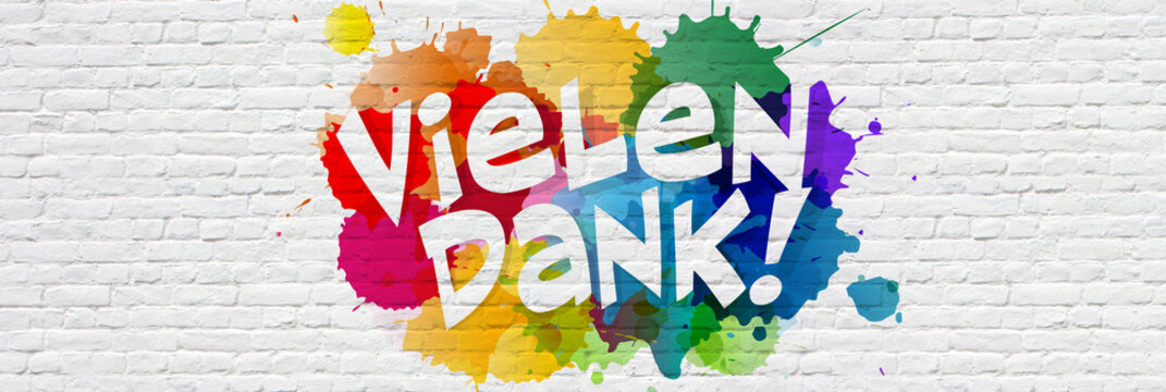 Vielen Dank!, Thank you in German