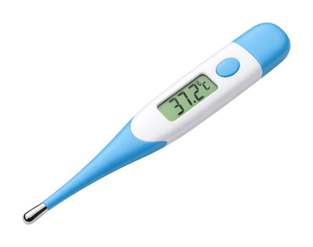 PNG Digital thermometer displaying temperature.
