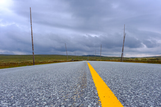 Strada al Parco Nazionale Hardangervidda, Norvegia