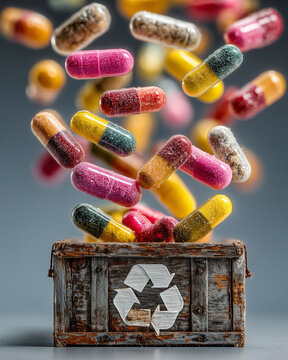 Dispose of old medicine