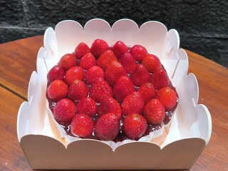 strawberries in a box © Warda