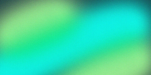 Fototapeta premium Green and Blue Gradient Grainy Background