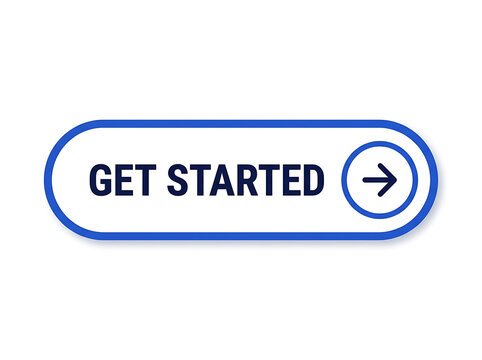 Get started button with arrow icon