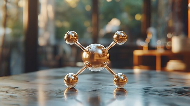 Metallic Molecule on Marble