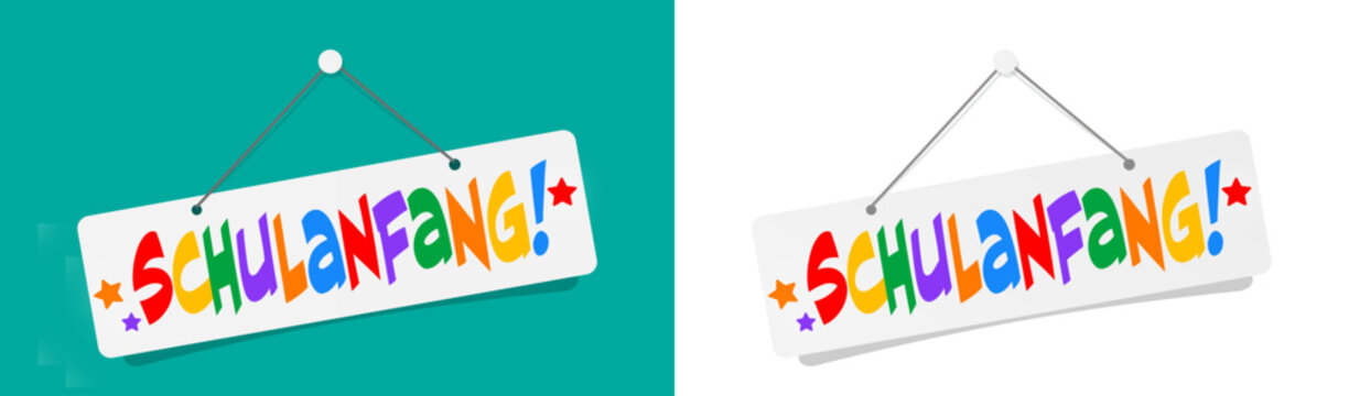 Schulanfang, Back to School in german