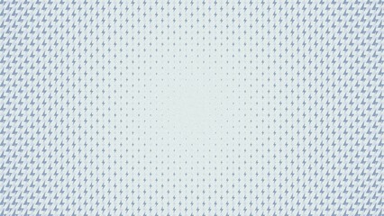Obraz premium Blue lightning bolt pattern background, thunder icons in diagonal rows fading from large to small, pastel grain texture wallpaper
