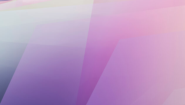 Abstract soft pink and purple gradient with geometric shapes
