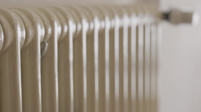 Using  radiator cleaning brush  detail