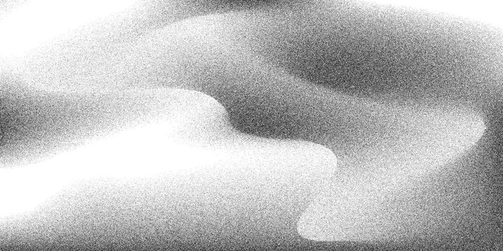 stipple sand grain wave texture dotted curved wavy gradient. Abstract vector grainy texture with smooth gradient transition. Noise gradient grain background with abstract black and white effect. Luxur