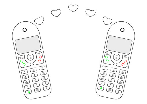 Conversation amoureuse au t&eacute;l&eacute;phone