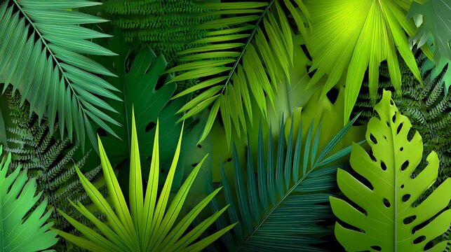 Monstera leaves with yellow and green variegation on dark background