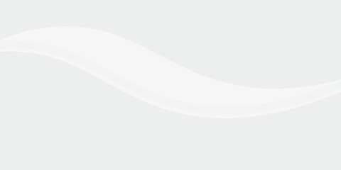 Obraz premium Minimalist White Wave Abstract Background with Clean Curve Lines