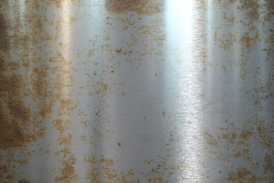 Brushed and Rusty Metal Texture