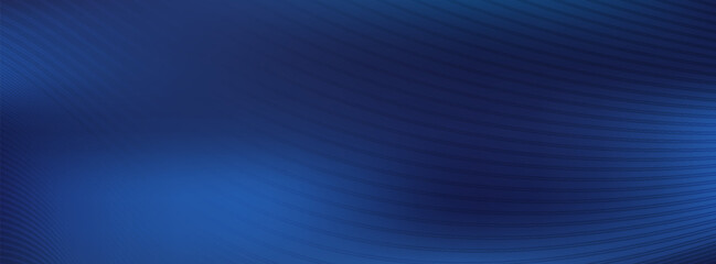 Obraz premium Abstract dark blue gradient wave background with subtle curved lines for modern corporate banner poster technology vector design template