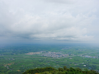 Obraz premium aerial view of city