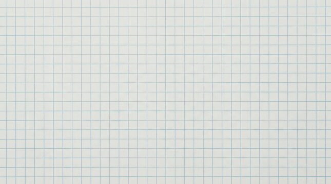 Seamless close-up texture of white graph paper with precise blue grid lines, ideal for mathematical, educational, engineering, and architectural drafting or background uses.