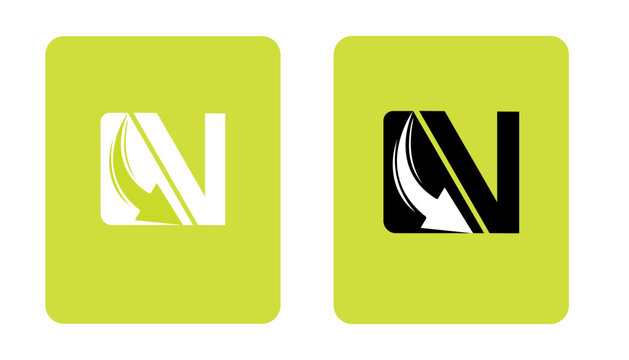 N Logo Icon Shep Template design 