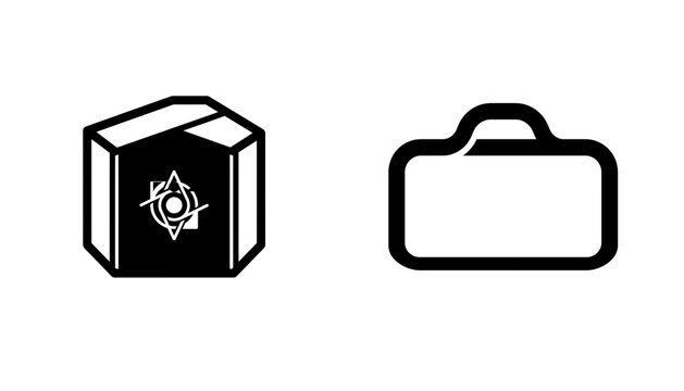 Cardboard Box Outline Icon