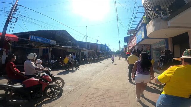 Streets of Leticia, Amazonas, Colombia