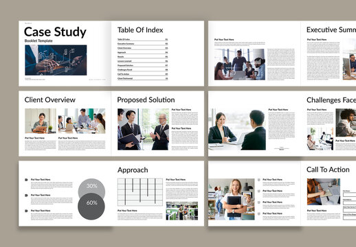 Case Study Booklet Template