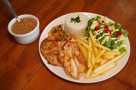 Frango Prato Executivo - Comida - Alimento - Almo&ccedil;o - Shopping