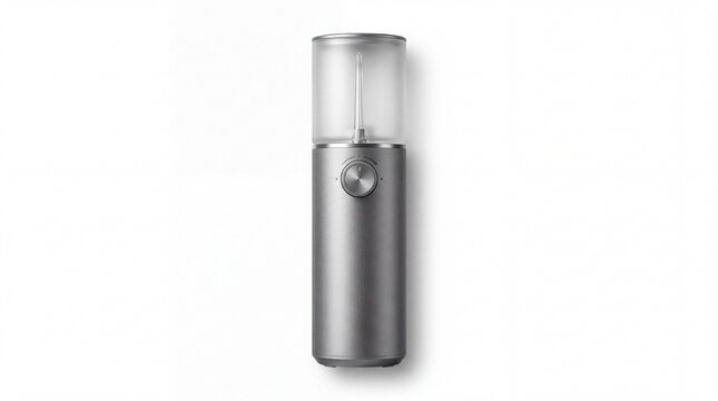 Space Grey Water Flosser Front-Facing Studio Shot with Sandblasted Reservoir