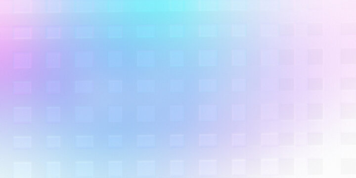 Subtle embossed square pattern on bright pastel gradient background.