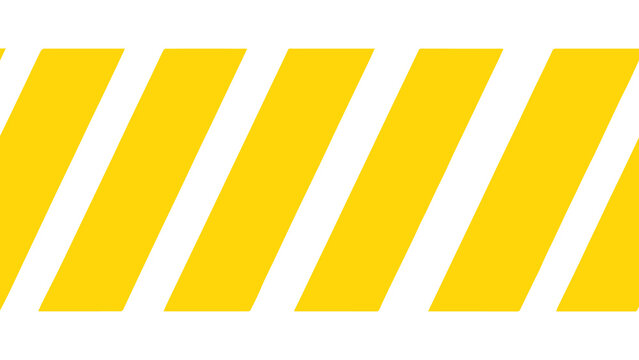 Yellow and white diagonal stripes warning barrier tape hazard pattern with caution line construction sign security stripe alert pattern danger tape stripes background graphic pattern